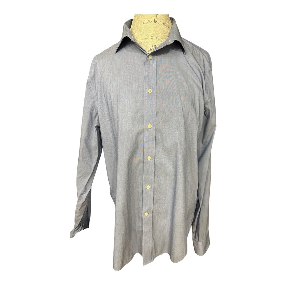 Lauren Ralph Lauren Shirt Men's Size 16.5 36/37 Slim Fit Performance Stretch